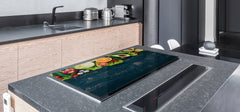 UNIQUE Tempered GLASS Kitchen Board Fruit and Vegetables series DD02 Fruit and vegetables 2