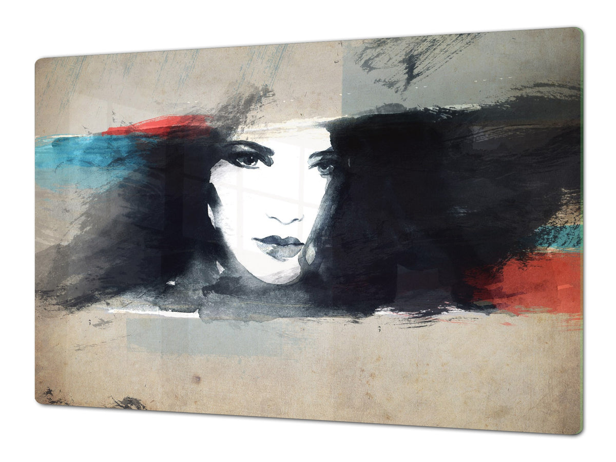 Impact & Shatter Resistant Worktop saver- Image Series DD05B Woman