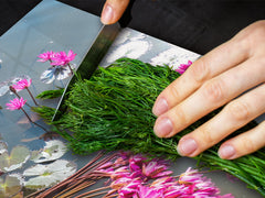 Very Big Cooktop saver - Nature series DD08 A collection of lotus