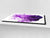Induction Cooktop Cover – Glass Cutting Board- Flower series DD06B Purple rose