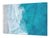 Gigante Tabla para picar de cristal templado o cubre vitro – Salvaencimera - Serie Agua DD10 Mar Agitado