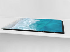 Gigantic KITCHEN BOARD & Induction Cooktop Cover - Water Series DD10 Rough sea