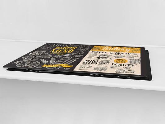 GIGANTIC CUTTING BOARD and Cooktop Cover - Expressions Series DD17 Bakery dessert menu