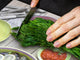 Enorm Küchenbrett aus Hartglas und Induktionskochplattenabdeckung; Food series DD16:  Vegetable salad