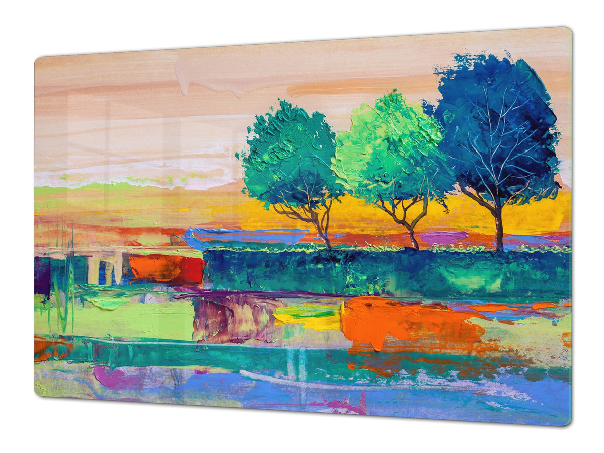 Impact & Shatter Resistant Worktop saver- Image Series DD05B Canvas painting 2