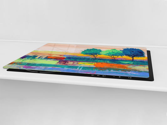 Impact & Shatter Resistant Worktop saver- Image Series DD05B Canvas painting 2