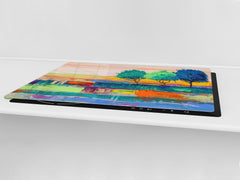 Impact & Shatter Resistant Worktop saver- Image Series DD05B Canvas painting 2