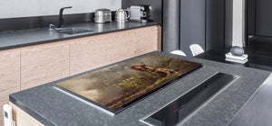 Induction Cooktop Cover – Glass Worktop saver: Fantasy and fairy-tale series DD18 Robin Hood's girlfriend