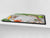 Schneidbrett aus Hartglas und schützende Arbeitsoberfläche – Schneideplatten: Sehr groß Küchenbrett aus Hartglas und Kochplattenabdeckung; spice series DD03B: Italian spices 6