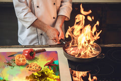 Impact & Shatter Resistant Worktop saver- Image Series DD05B Colorful park