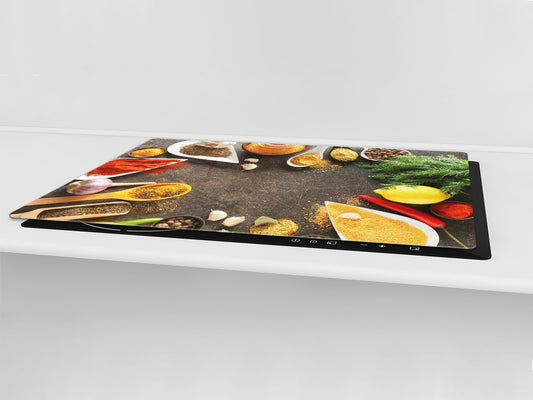 Cutting Board and Worktop Saver – SPLASHBACKS: A spice series DD03B Colorful spices 1