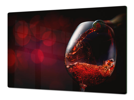 BIG KITCHEN PROTECTION BOARD or Induction Cooktop Cover - Wine Series DD04 Red wine 7