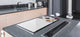 Worktop saver and Pastry Board – Glass Kitchen Board- Coffee series DD07 Coffee 7