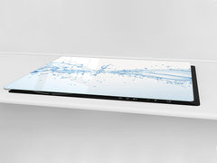 Gigantic KITCHEN BOARD & Induction Cooktop Cover - Water Series DD10 Drops of water 3