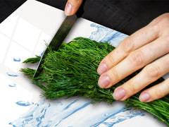 Gigantic KITCHEN BOARD & Induction Cooktop Cover - Water Series DD10 Drops of water 3