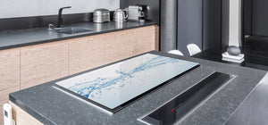 Gigantic KITCHEN BOARD & Induction Cooktop Cover - Water Series DD10 Drops of water 3