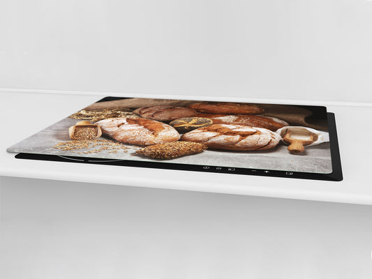HUGE TEMPERED GLASS CHOPPING BOARD – Bread and flour series DD09 Breads 6