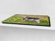 Gigantic Worktop saver and Pastry Board - Tempered GLASS Cutting Board Animals series DD01 Piggy