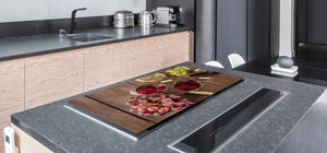 BIG KITCHEN PROTECTION BOARD or Induction Cooktop Cover - Wine Series DD04 Wine 1