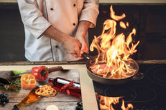 BIG KITCHEN BOARD & Induction Cooktop Cover – Glass Pastry Board - Food series DD16 Vinegar