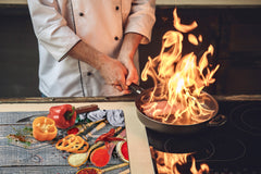 Schneidbrett aus Hartglas und schützende Arbeitsoberfläche – Schneideplatten: Sehr groß Küchenbrett aus Hartglas und Kochplattenabdeckung; spice series DD03B: Turkish spices 5