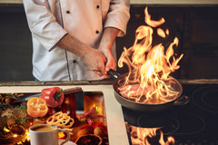 Worktop saver and Pastry Board – Glass Kitchen Board- Coffee series DD07 Coffee with cinnamon