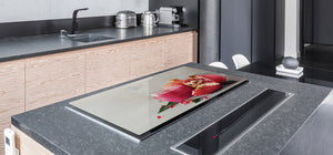 LARGE CUTTING BOARD and Cooktop Cover – Worktop saver;  Drinks  Series  DD11 Pomegranate cocktail