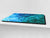 Cubre vitro de cristal templado de Gran Tamaño - Serie abstracta DD14A Pintura Azul