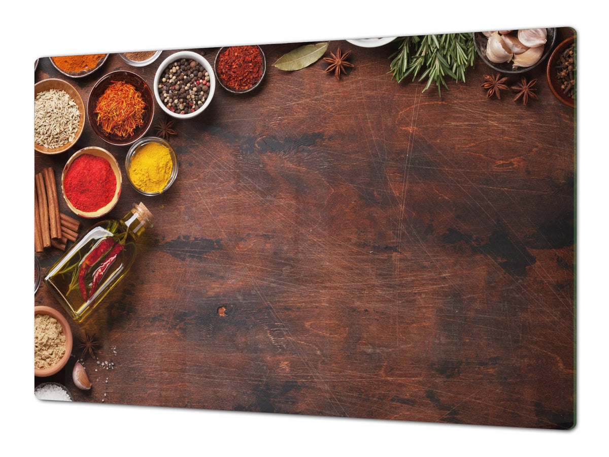 Cutting Board and Worktop Saver – SPLASHBACKS: A spice series DD03B Colorful spices 3