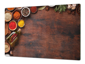 Cutting Board and Worktop Saver – SPLASHBACKS: A spice series DD03B Colorful spices 3