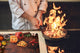 Schneidbrett aus Hartglas und schützende Arbeitsoberfläche – Schneideplatten: Sehr groß Küchenbrett aus Hartglas und Kochplattenabdeckung; spice series DD03B: Colorful spices 3