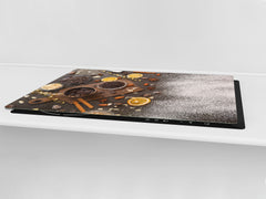 Tempered GLASS Cutting Board - Glass Kitchen Board; Cakes and Sweets Serie DD13 Sweets 4