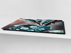 Gigante Cubre vitro resistente a golpes y arañazos - Series de la Naturaleza DD08 Rocío Sobre Las Hojas