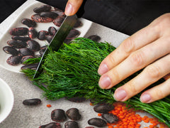 BIG KITCHEN BOARD & Induction Cooktop Cover – Glass Pastry Board - Food series DD16 Salad