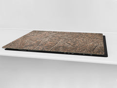 HUGE TEMPERED GLASS COOKTOP COVER - Egyptian Series DD15 Hieroglyphs 3