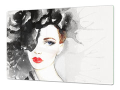 Impact & Shatter Resistant Worktop saver- Image Series DD05B Woman 11