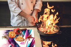 Worktop saver and Pastry Board – Cooktop saver; Series: Outside Series DD19 Woman 11