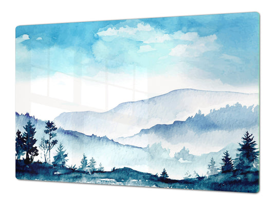 Very Big Cooktop saver - Nature series DD08 Mountains 1