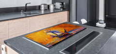 Impact & Shatter Resistant Worktop saver- Image Series DD05B Ship at sea 2