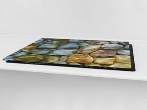 Enorm Schneidbrett aus Hartglas und schützende Arbeitsoberfläche; Texture Series DD20: Texture 2
