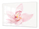 ENORMOUS  Tempered GLASS Chopping Board - Flower series DD06A Orchid 1