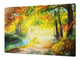Riesig Kochplattenabdeckung Stove Cover und Schneideplatten; Series of Images DD05B: Autumn in the park