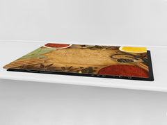 HUGE TEMPERED GLASS COOKTOP COVER A spice series DD03A Root spices 1