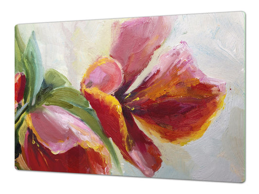 Impact & Shatter Resistant Worktop saver- Image Series DD05B Flowers 6