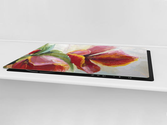 Impact & Shatter Resistant Worktop saver- Image Series DD05B Flowers 6