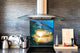 Glass kitchen backsplash – Photo backsplash BS20 Seawater Series: Sunset 2