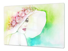 Impact & Shatter Resistant Worktop saver- Image Series DD05B Woman 7