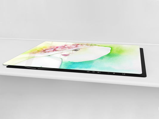 Impact & Shatter Resistant Worktop saver- Image Series DD05B Woman 7