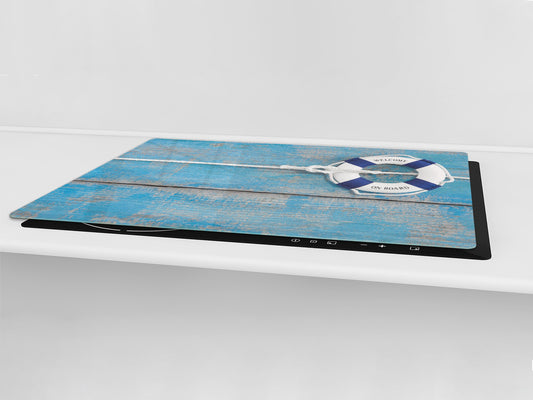Gigantic KITCHEN BOARD & Induction Cooktop Cover - Water Series DD10 Lifebuoy