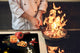 Plaque de cuisson à induction - Couvre-cuisinière en verre: GÉANT Couvre-cuisinière à induction; Série Fantastique et conte de fées DD18: Papillons rouges